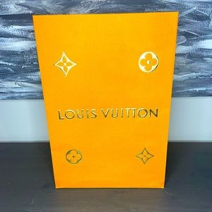 LOUIS VUITTON gold edition gift bag
